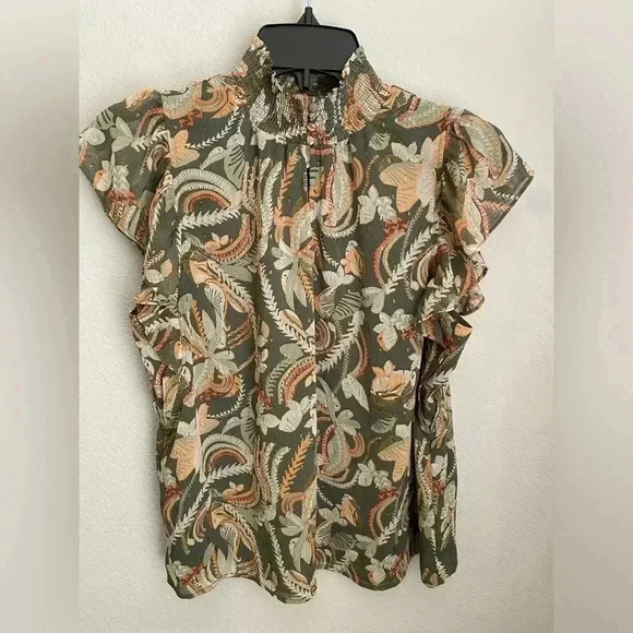 Joie Flutter Sleeve Blouse - Picture 1 of 4